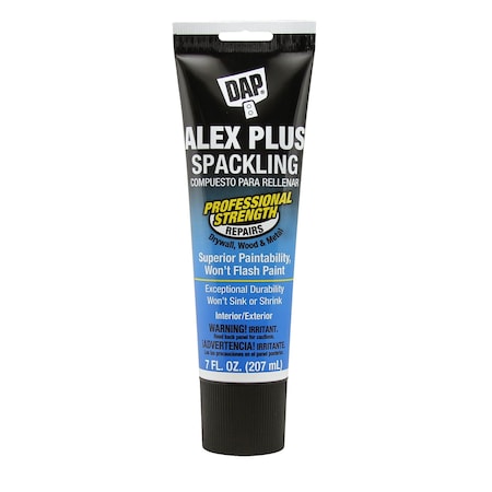 Alex Flex Spackling Spackling 7 FL OZ White 7079818744