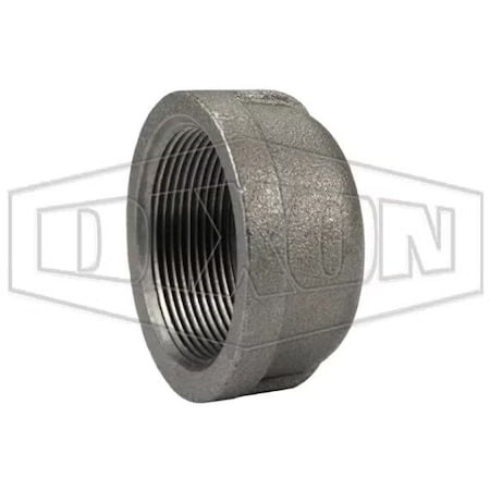 Dixon Pipe Cap, 6 in Nominal, FNPT End Style, Iron MICAP600