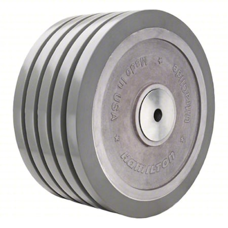 Hamilton Caster Wheel, 12"dia, 6,500 lb, Gray W-1250-SWF95-1-1/4