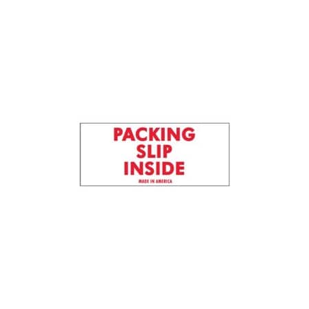 Bubblefast 2 x 4'' - ''Packing Slip Inside'' Labels BFSCL250