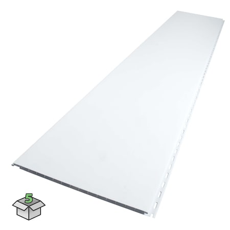 Duraclad Panel, .500 White 16X120 in, 5PK 199994