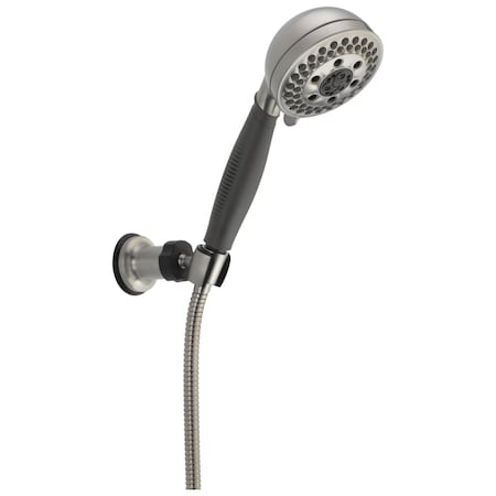 Delta Universal Showering Components H2OKinetic 5-Setting Adjustable Wall Mount Hand Shower 55445-SS