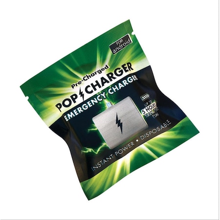 Zorbitz Pop Charger Disposable Emergency Cell Phone Charger, 24PK 3900842