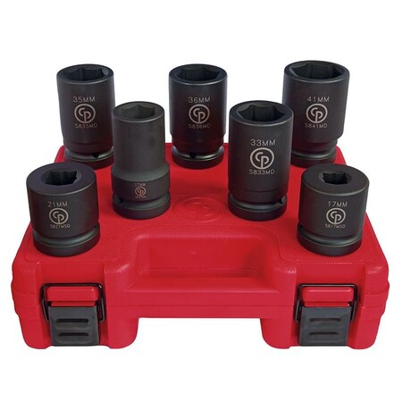 Chicago Pneumatic CHICAGO PNEUMATIC SS8107WS 1inDR WS 7PC SET 8940167877