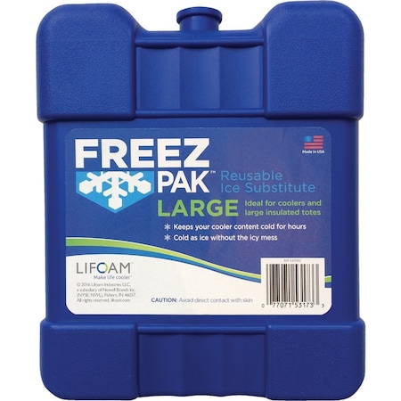 Lifoam Freez Pak 42 Oz. Blue Cooler Ice Pack 1035041