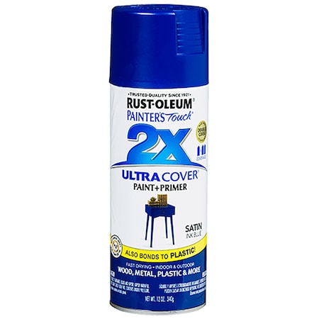 Rust-Oleum Painter's Touch 2X Ultra Cover Satin Ink Blue 12 Oz. Spray 314754