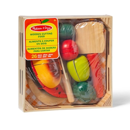 Melissa & Doug Cutting Food, Wooden Play Food 51028