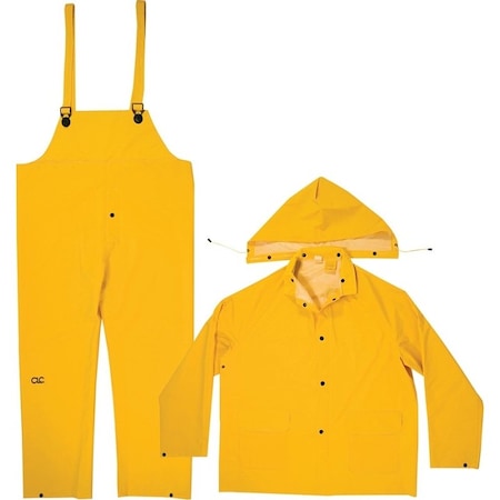 Clc Work Gear Rain Suit Heavy Pvc 3Piece Med R101M