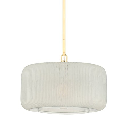 Hudson Valley Lighting Beechurst 20 in. Pendant Aged Brass 7020-AGB