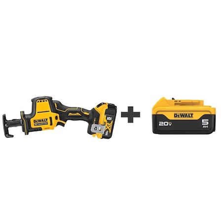 Dewalt Atomic 20V MAX Reciprocating Saw + Battery DCS369P1 / DCB205
