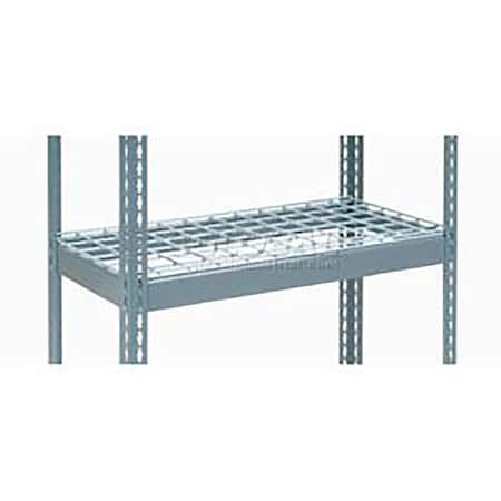 Global Industrial Double Rivet Additional Shelf, 72"W x 48"D, Wire Deck B2297654