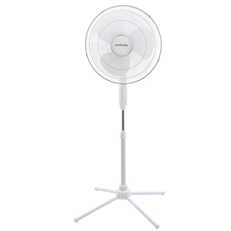 Proctor-Silex 16 Inch 50w Oscillating Standing Fan in White 750123613M