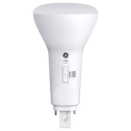 Ge Lamps LED Bulb Plug In, 6 1/6 in L, 10.5 W, PK4 LED11G24d-V/8SC-4PK