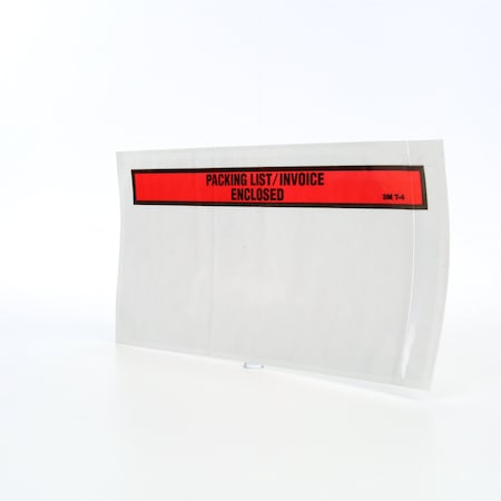 3M Packing List Envelopes, Clear, PK1000 PLE-T4