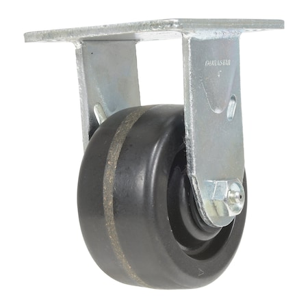 Vestil Phenolic Rigid Caster 4 In. Diameter x 2 In. Width 800 Lb. Capacity Black CST-VE-4X2PH-R
