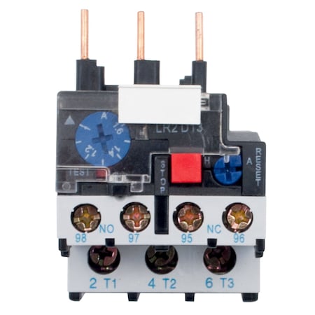 Brah Electric IEC Overload Relay, 1NO/1NC, 9 A Min current, 13 A Max current, 660 V BLR2D1316