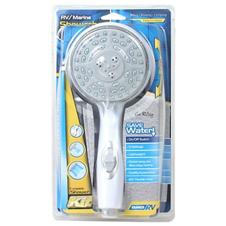 Camco 43714 Shower Head Kit White 155809