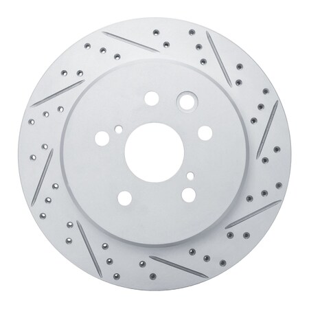 Dynamic Friction Co DFC Geoperformance Rotor - Drilled and Slotted 830-75036R