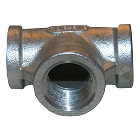 Dendesigns 0.75 in. Female Pipe Thread Stainless Steel Tee DE604323