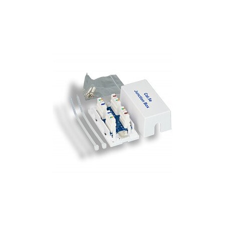 Cable Wholesale Cat5e Inline Junction Box, 110 Punch Down Type 30X6-11110