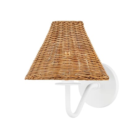 Mitzi Tali Roth X Issa 1 Light Wall Sconce 16.5 In. Textured White H704101-TWH