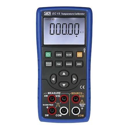 Sika Usa Multifunction Process Calibrator for RTD, TC, mA & Voltage Signals (+-0.05%) EME8VCEC015000