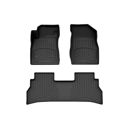 Weathertech Black, Front and Rear FloorLiner HP 441822-1-2IM