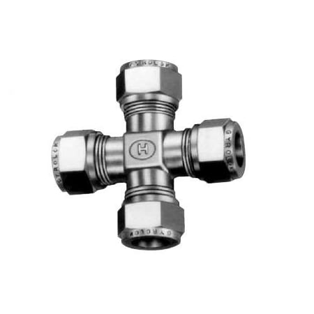 Gyrolok Union Cross: C 1/2in Brass Construction 8CBR