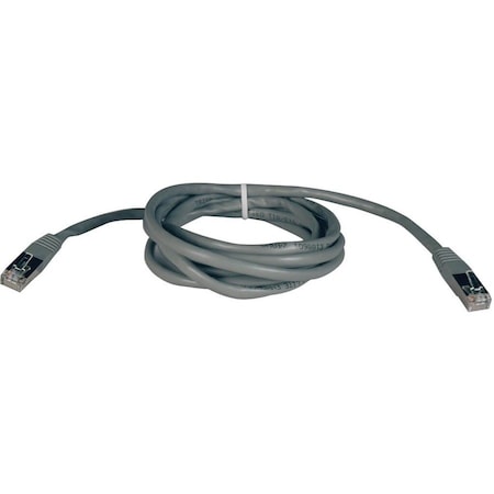 Eaton Tripp Lite Series Cat5e 350 MHz Molded Shielded STP Ethernet Cable RJ45 M/M, PoE, Gray, 10 N105-010-GY