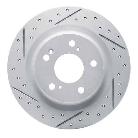 Dynamic Friction Co DFC Geoperformance Rotor - Drilled and Slotted 830-59067L