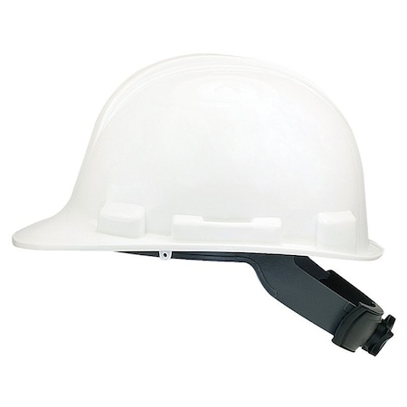 Msa Safety SAFETY WORKS SWX00346 Hard Hat, 4Point Textile Suspension, HDPE Shell, White, Class E SWX00346-01