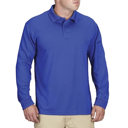 Propper Men's Uniform Polo, 100% Polyester Pique, 3 Button, Cobalt, 2XL F5356