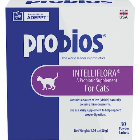 Probios Intelliflora Probiotic Cat Supplement, 30-Count CHR-805