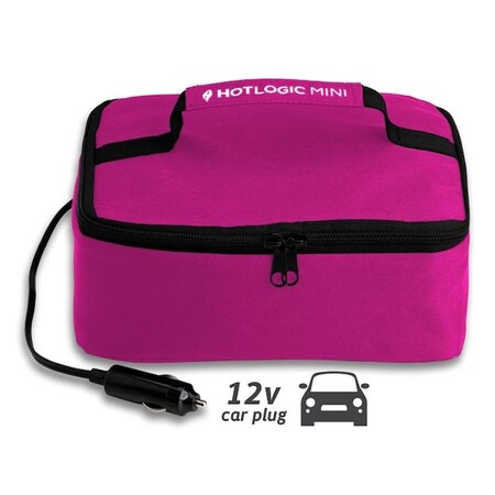 Hotlogic 16801045-PK Portable Personal 12V Mini Oven, Pink 16801045PK
