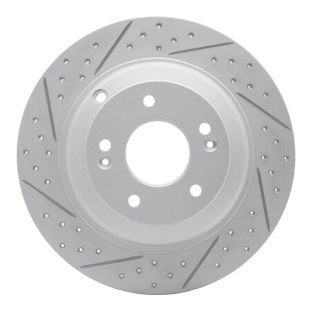 Dynamic Friction Co DFC Geoperformance Rotor - Drilled and Slotted 830-03033L