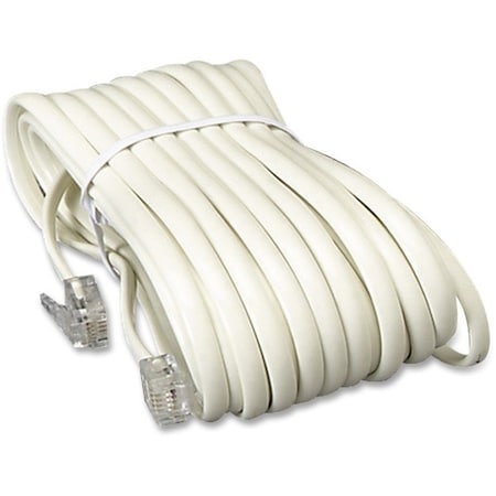 Softalk Telephone Extension Cord, 25 ft., Ivory 04020