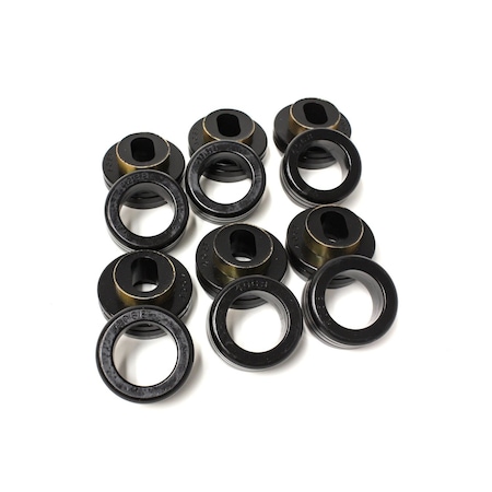 Energy Suspension Body Mount Bushings, Black; Polyurethane 3.4116G