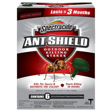 Spectracide Ant Shield Stake, Solid, Peanut HG-65597