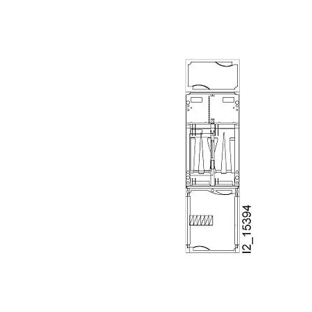 Siemens ALPHA-ZS Quick assembly kit for EHZ H=900 mm B1 1 reserve section with busbar 8GS6001-6