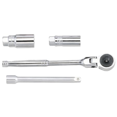 Genius Tools 4PC 3/8in Dr. Spark Plug Socket Set SP-304A