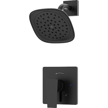 Symmons Verity Single Handle Wall Mounted Shower Trim Kit with Diverter Lever (Valve Not Included) 2.0 GPM S4991MBTRM