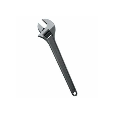 Proto Protoblack Adjustable Wrenches, 15 in Long, 1-11/16 in Opening, Black Oxide 577-715SB