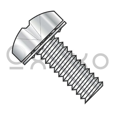 8-32X1/4 Phillips Pan Internal Sems Machine Screw Fully Threaded 18-8 Stainless Steel, 5000PK