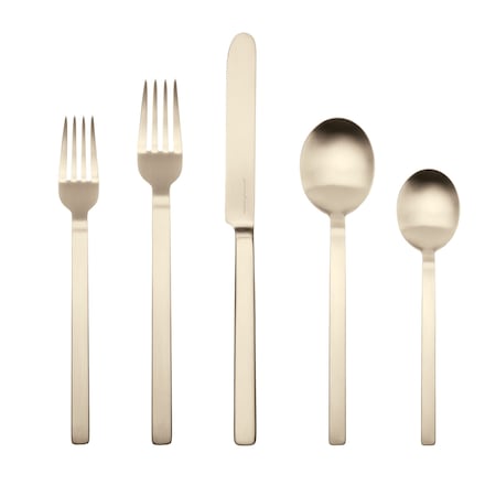 Mepra Stile Ice Champagne By Pininfarina Flatware Set - 5 Pcs. 107522005IC
