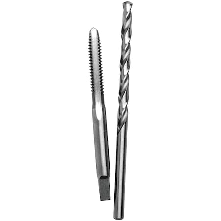 Century Drill & Tool 12-24 National Coarse Carbon Steel Tap-Plug and No, 16 Wire Gauge Drill Bit 95308
