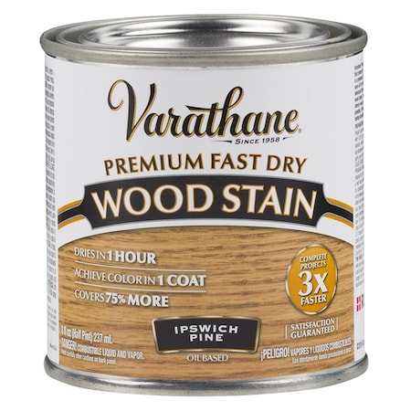 Rust-Oleum 1/2 Pt Ipswich Pine Varathane Premium Fast Dry Wood Stain 262031