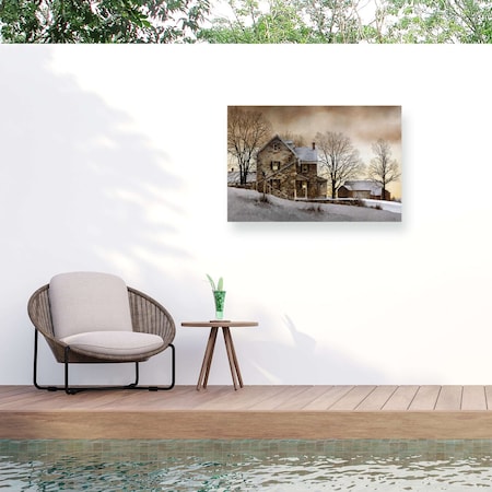 Trademark Fine Art Outdoor Canvas Art Ray Hendershot 'ONE UP, ONE DOWN' Wall Art for Patios, or Gardens GRL01247-OC1219WR