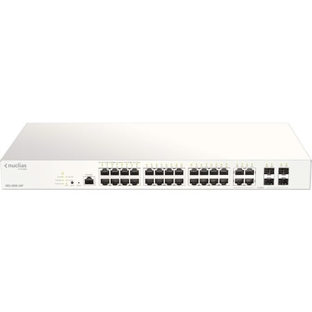 D-Link NUCLIAS CLOUD-SMART + SWITCH 24 GIGABIT PORT WITH 1Y LICENSE IN DBS-2000-28P