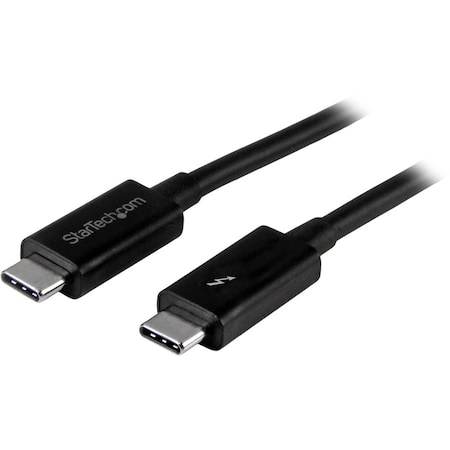 Startech.Com 1M THUNDERBOLT 3 20GBPS USB-C CABLE - THUNDERBOLT, USB, AND DISPLAY PORT COMPATIBLE TBLT3MM1M