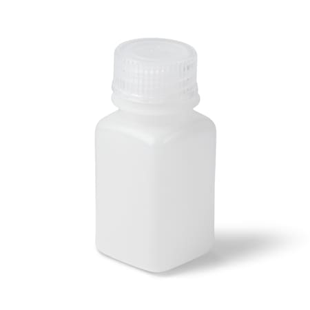 United Scientific UniStore Wide Mouth Square Bottles, HDPE, 60 mL, 12PK 33600